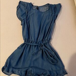Blue Denim Romper